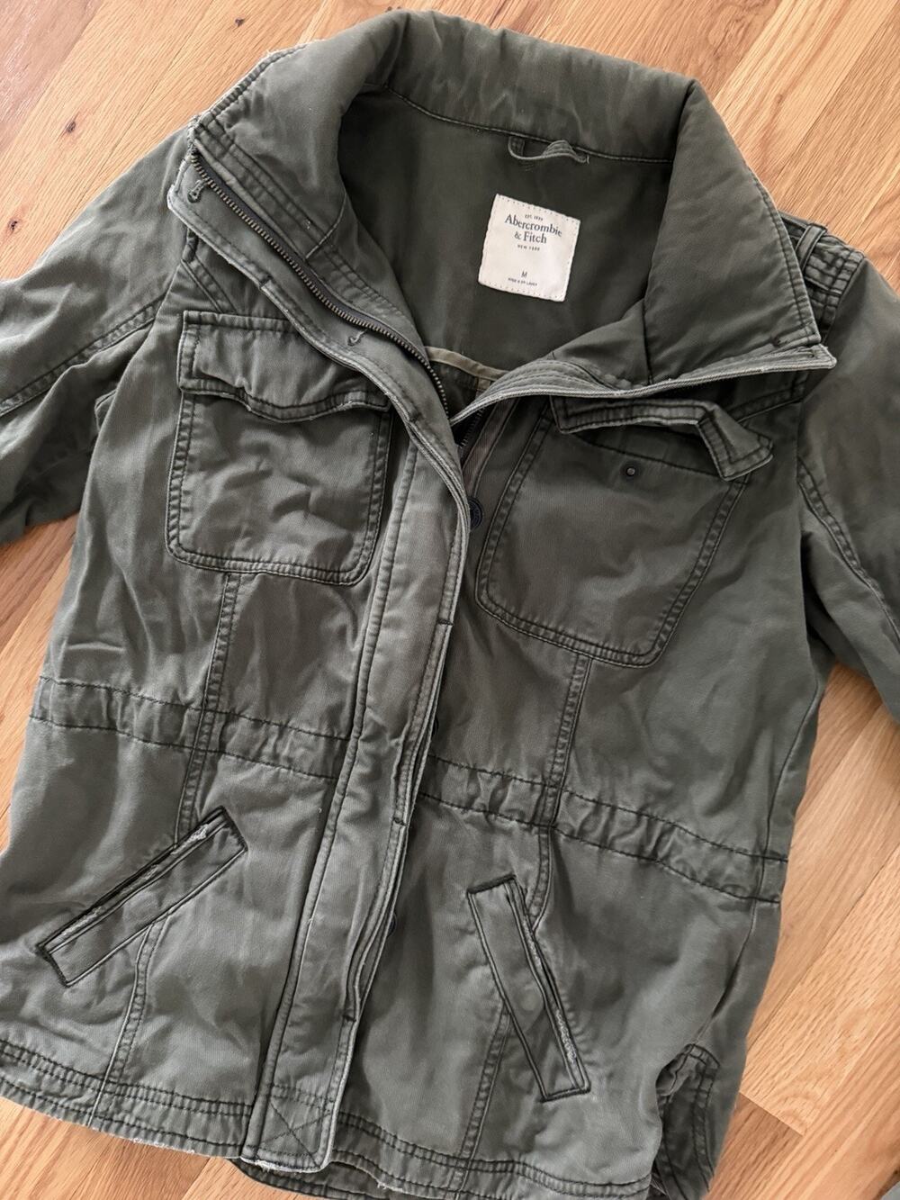 Abercrombie And Fitch Anorak Army Jacket Women's Size Medium